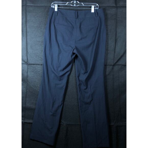 Ann Taylor Factory Womens Pants Blue Mid Rise Straight Stretch 6 - Picture 10 of 12